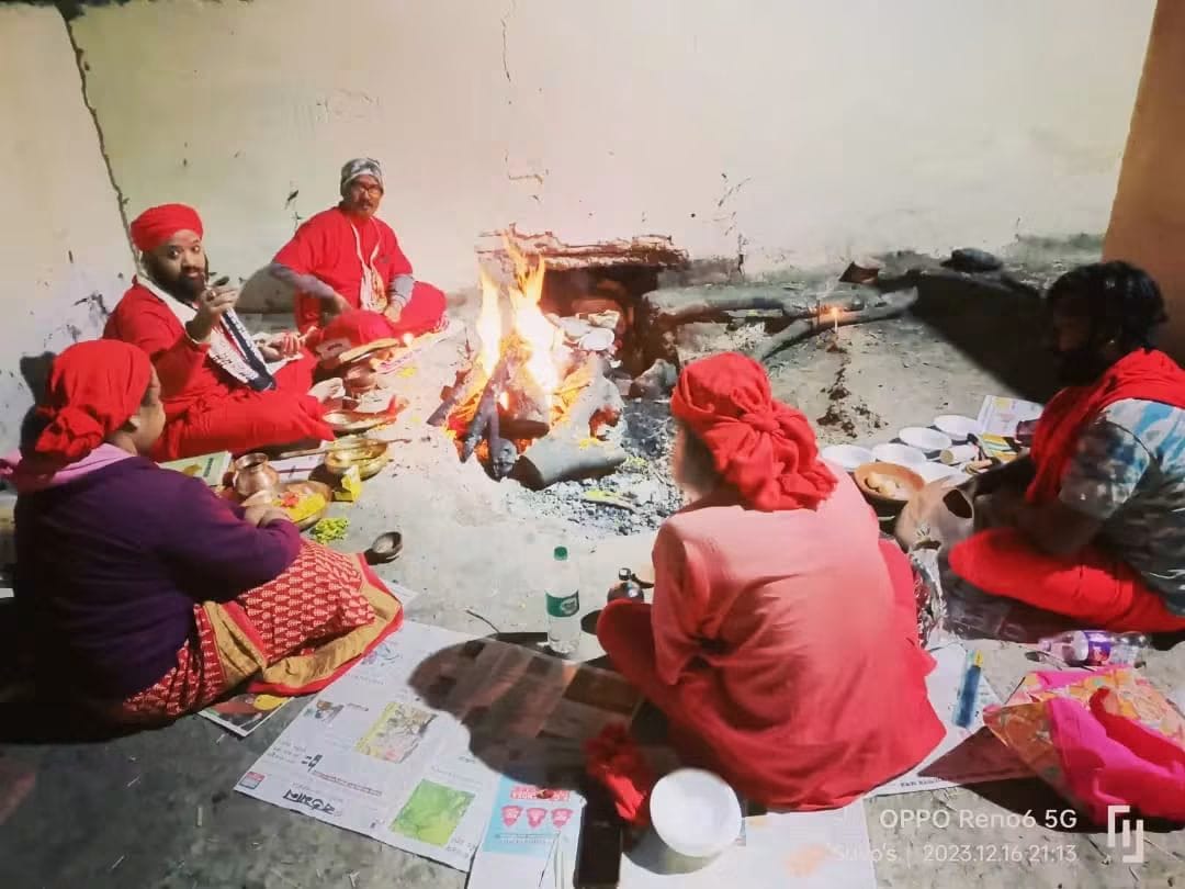 Sacred Homa at Mahamaya Dham Gayeshpur
