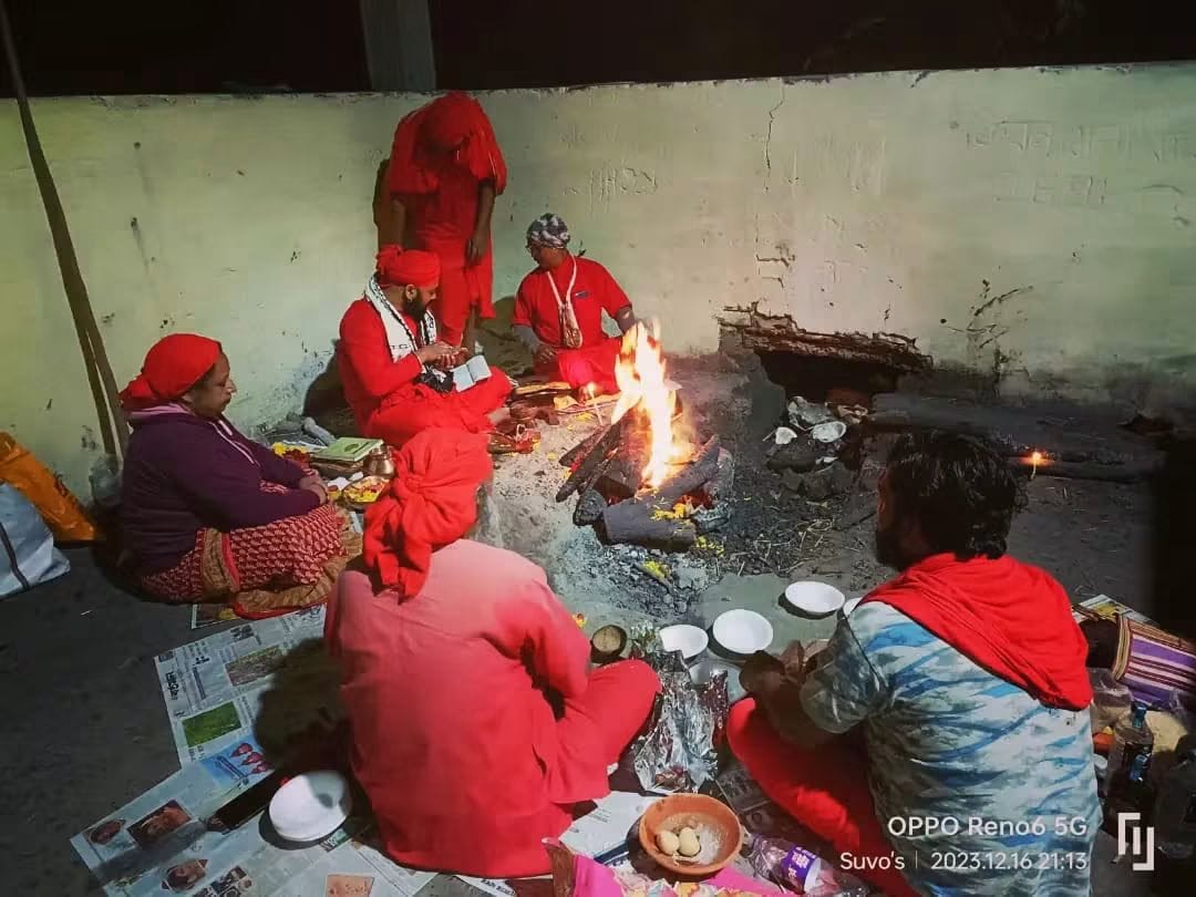 Rudra Homa at Mahamaya Dham Gayeshpur