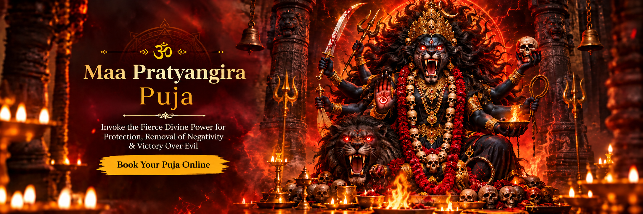 Maa Pratyangira Puja at Mahamaya Dham Gayeshpur