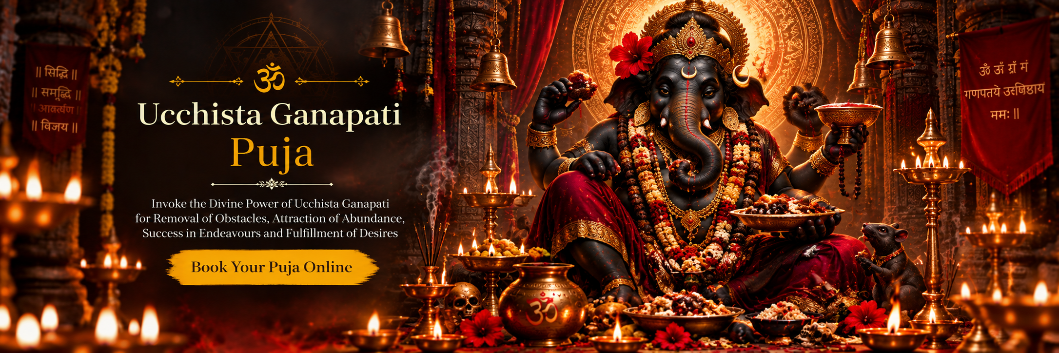 Ucchista Ganapati Puja at Mahamaya Dham Gayeshpur